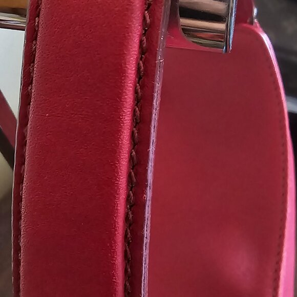 Vintage Coach Whitney Hobo Handbag - 9181 ~ Red ~ EVC - Picture 5 of 9